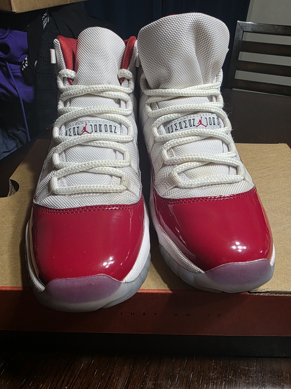 Jordan Kids' Retro High-Top Shoes in White & Red